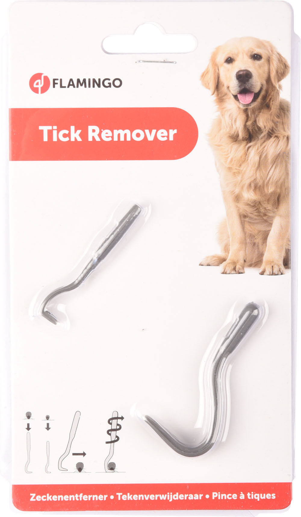 Flamingo Tick Remover Lemmy інструмент для видалення кліщів (517739) Flamingo Tick Remover Lemmy інструмент для видалення кліщів (517739)